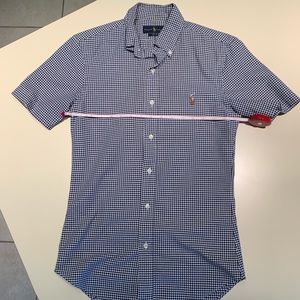 Polo Ralph Lauren Blue Checkered XS Slim Fit Shirt